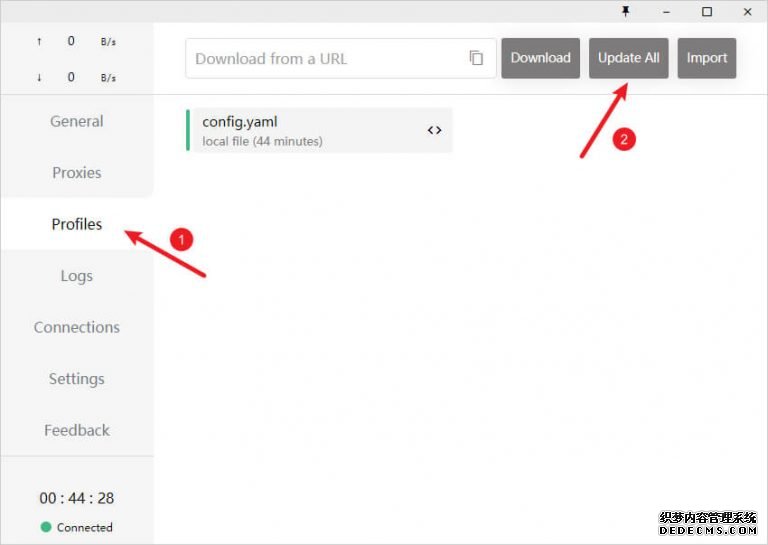 clash for windows更新节点